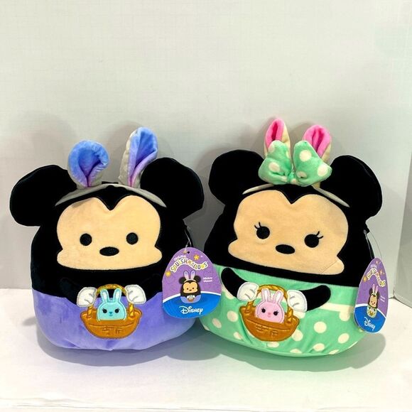Squishmallows Disney Easter Minnie Mouse Plush Set - Picture 1 of 12